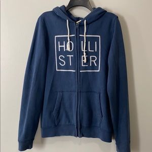 Hollister zip up hoodie men’s medium